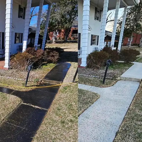 Restore Your Athens Walkways with Bubble Pros Exterior Cleaning.