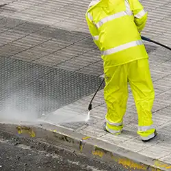 commercial pressure washing in Athens, GA, by Bubble Pros Exterior Cleaning